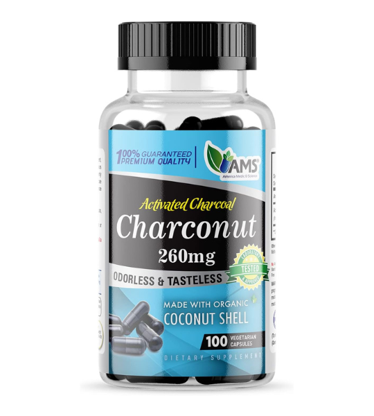 America Medic & Science Charconut 260 mg, 100 Capsules in Pakistan
