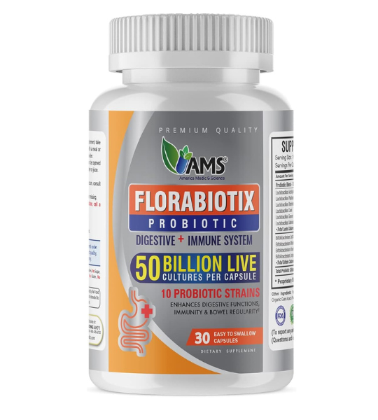 America Medic & Science Florabiotix Probiotic 30 Capsules in Pakistan