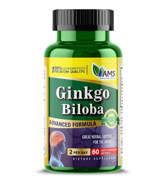 America Medic & Science Ginkgo Biloba 60mg, 60 Softgels in Pakistan