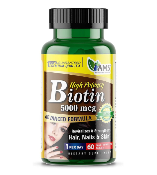America Medic & Science High Potency Biotin 5,000 mcg Tablets in Pakistan