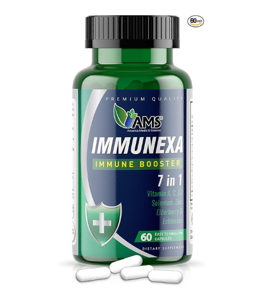 America Medic & Science Immunexa 7 in 1 Immune Support Booster 60 Capsules in Pakistan