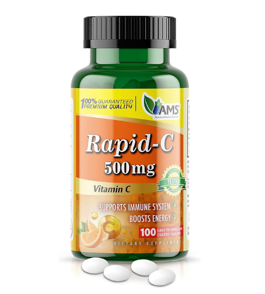 America Medic & Science Rapid-C 500mg Vitamin C Tablets in Pakistan