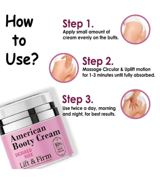 American Booty Cream - Butt Enhancement, Firming & Lifting Cream 50ml in Pakistan