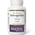 Bioclinic Naturals Organic Ashwagandha KSM-66, 600 mg, 60 Capsules in Pakistan
