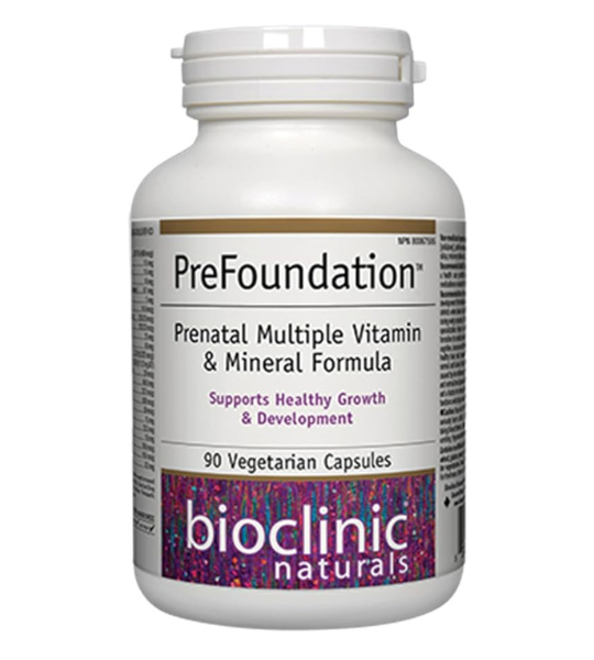BioClinic Naturals PreFoundation Prenatal Multiple Vitamin & Mineral Formula, 90 Vegetarian Capsules in Pakistan
