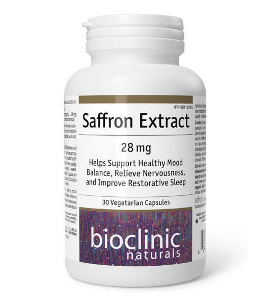 BioClinic Naturals Saffron Extract 28 mg, 30 Vegetarian Capsules in Pakistan