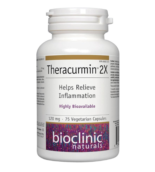 BioClinic Naturals Theracurmin 2X Highly Bioavailable 120 mg, 75 Vegetarian Capsules in Pakistan