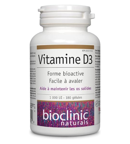 BioClinic Naturals Vitamin D 1000 IU, 180 Softgels in Pakistan