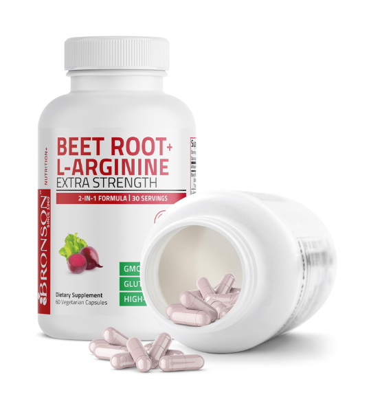 Bronson Beet Root + L-Arginine Nitric Oxide Production Capsules in Pakistan