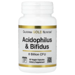 California Gold Nutrition, Acidophilus and Bifidus, 60 Veggie Capsules in Pakistan