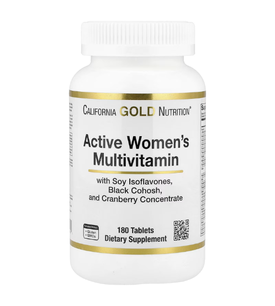 California Gold Nutrition, Active Women's Multivitamin 180 Tablets in Pakistan