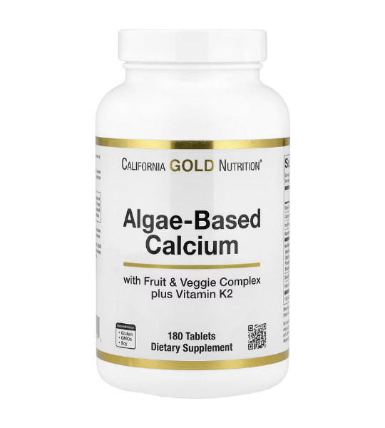 California Gold Nutrition, Algae-Based Calcium with Calcium 180 Tablets in Pakistan