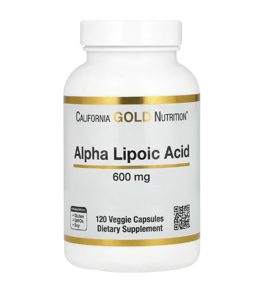 California Gold Nutrition, Alpha Lipoic Acid, 600 mg, 120 Capsules in Pakistan