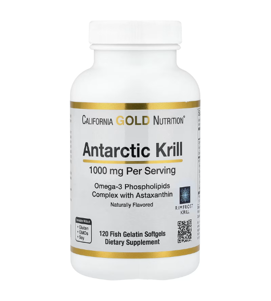 California Gold Nutrition, Antarctic Krill Oil, 120 Fish Gelatin Softgels in Pakistan
