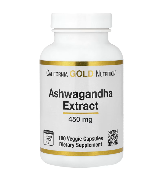 California Gold Nutrition, Ashwagandha, 450 mg, 180 Capsules in Pakistan