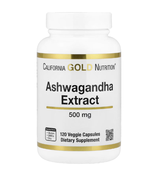 California Gold Nutrition, Ashwagandha, 500 mg, 120 Veggie Capsules in Pakistan