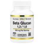 California Gold Nutrition, Beta Glucan 1-3, 1-6, 200 mg, 60 Veggie Capsules in Pakistan