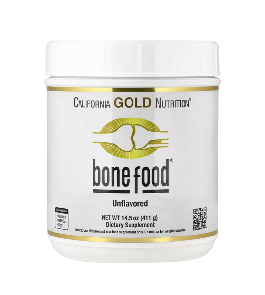 California Gold Nutrition, Bone Food with Collagen Peptides 14.5 oz (411 g) in Pakistan