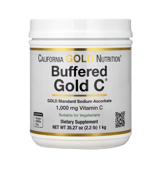 California Gold Nutrition, Buffered Gold C®, Non-Acidic Vitamin C Powder 01 Kg in Pakistan