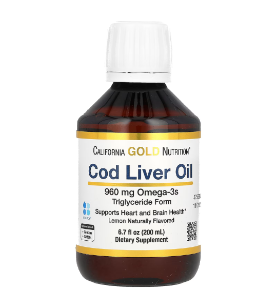 California Gold Nutrition, Cod Liver Oil 6.7 fl oz (200 ml) in Pakistan