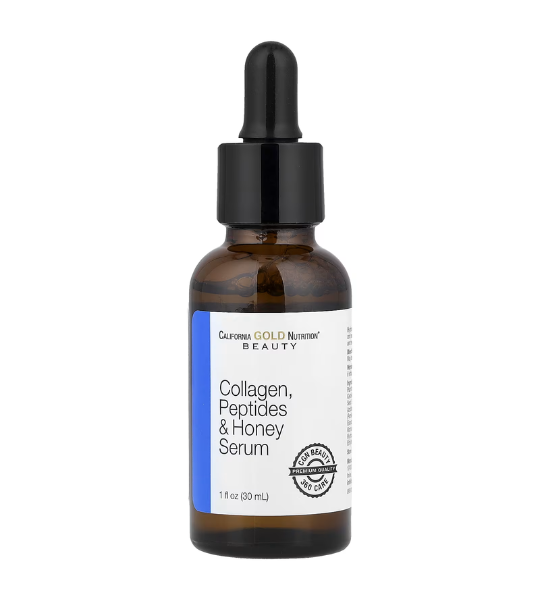 California Gold Nutrition, Collagen, Peptides, and Honey Serum, 1 fl oz (30 ml) in Pakistan