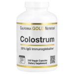 California Gold Nutrition, Colostrum with 20% IgG Immunoglobulins, 240 Veggie Capsules in Pakistan