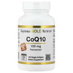 California Gold Nutrition, CoQ10, 100 mg, 120 Veggie Softgels in Pakistan