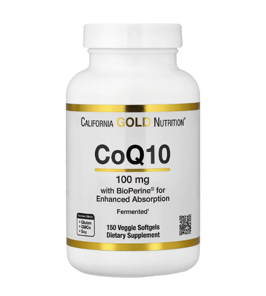 California Gold Nutrition, CoQ10 with Bioperine® Black Pepper Extract, 150 Veggie Softgels in Pakistan