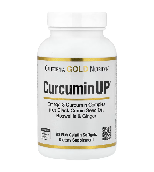 California Gold Nutrition, CurcuminUP™ 90 Fish Gelatin Softgels in Pakistan