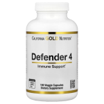 California Gold Nutrition, Defender 4, with Vitamin C, Vitamin D, Zinc & Selenium, 180 Veggie Capsules in Pakistan