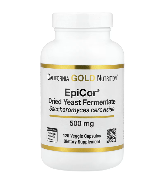 California Gold Nutrition, Epicor®, Dried Yeast Fermentate, 500 mg, 120 Veggie Capsules in Pakistan