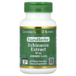 California Gold Nutrition, EuroHerbs™, Echinacea Herb Extract 80 mg, 60 Veggie Capsules in Pakistan