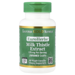 California Gold Nutrition, EuroHerbs, Milk Thistle Extract, 175 mg, 60 Veggie Capsules in Pakistan