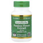 California Gold Nutrition, EuroHerbs®, Passion Flower Extract 250 mg, 60 Veggie Capsules in Pakistan