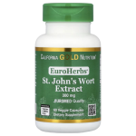 California Gold Nutrition, EuroHerbs™, St. John's Wort Extract, Euromed Quality, 300 mg, 60 Veggie Capsules in Pakistan