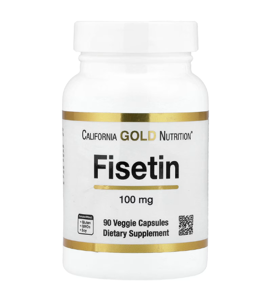 California Gold Nutrition, Fisetin, 100 mg, 90 Veggie Capsules in Pakistan