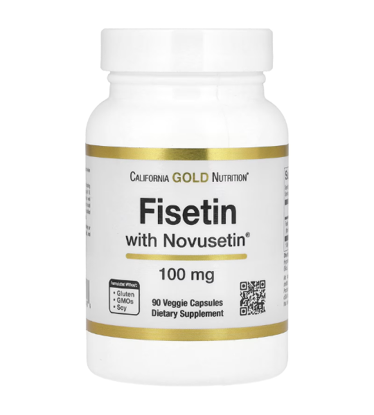 California Gold Nutrition, Fisetin with Novusetin, 100 mg, 90 Veggie Capsules in Pakistan