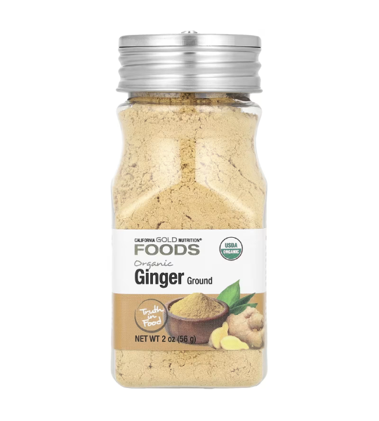 California Gold Nutrition, Foods, Organic Ginger, Ground, 2 oz (56 g) in Pakistan