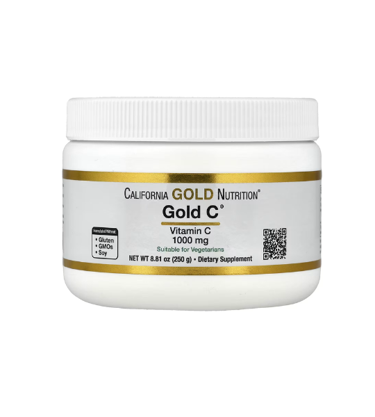 California Gold Nutrition, Gold C® Powder, USP Grade Vitamin C, 1,000 mg, 8.81 oz (250 g) in Pakistan