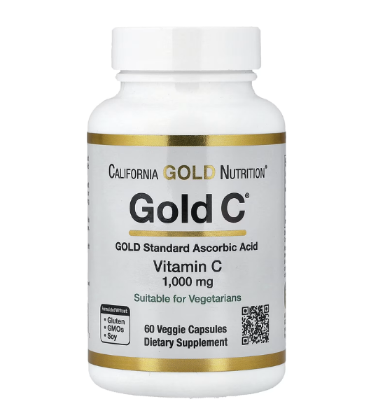 California Gold Nutrition, Gold C®, USP Grade Vitamin C, 1,000 mg, 60 Capsules in Pakistan