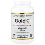 California Gold Nutrition, Gold C®, USP Grade Vitamin C, 500 mg, 240 Capsules in Pakistan