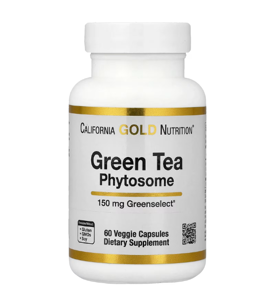 California Gold Nutrition, Green Tea Phytosome, 150 mg, 60 Veggie Capsules in Pakistan