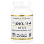 California Gold Nutrition, Huperzine A, 250 mcg, 90 Veggie Capsules in Pakistan