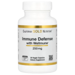 California Gold Nutrition, Immune Defense with Wellmune®, Beta-Glucan 250 mg, 30 Capsules in Pakistan