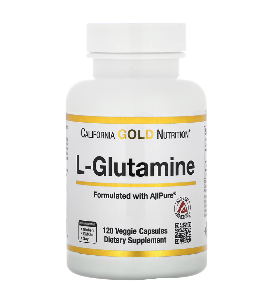 California Gold Nutrition, L-Glutamine, AjiPure, 120 Veggie Capsules (500 mg per Capsule) in Pakistan
