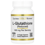 California Gold Nutrition, L-Glutathione (Reduced), 500 mg, 30 Capsules in Pakistan