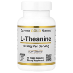 California Gold Nutrition, L-Theanine, Featuring AlphaWave®, 100 mg, 60 Veggie Capsules in Pakistan