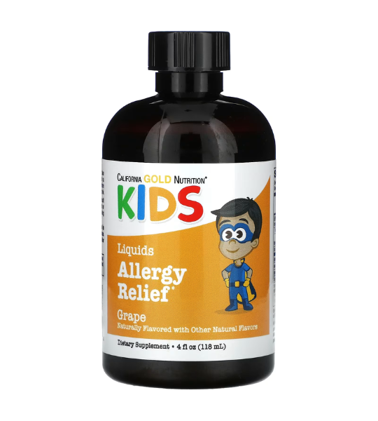 California Gold Nutrition, Liquid Allergy Relief with Elderberry Extract, 4 fl oz (118 ml) in Pakistan