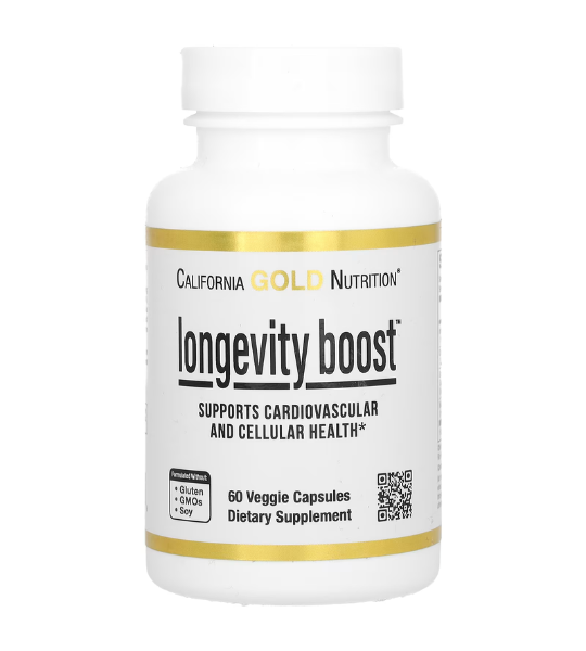 California Gold Nutrition, Longevity Boost 60 Veggie Capsules in Pakistan
