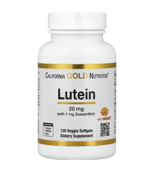 California Gold Nutrition, Lutein with Zeaxanthin from Marigold Extract, 120 Softgels in Pakistan